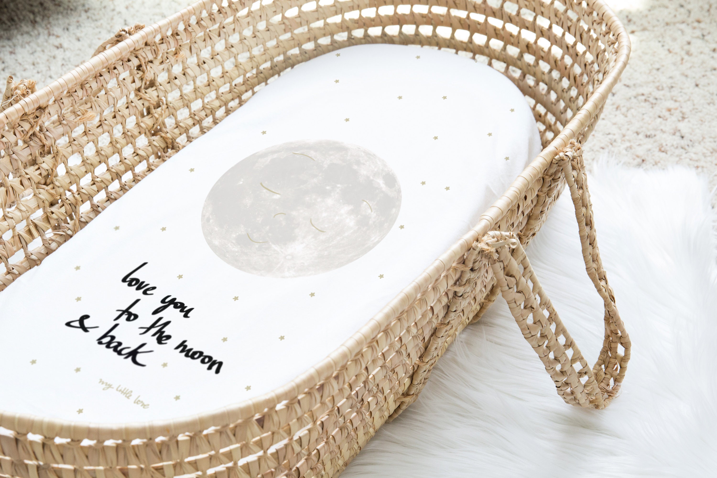 organic moses basket sheets