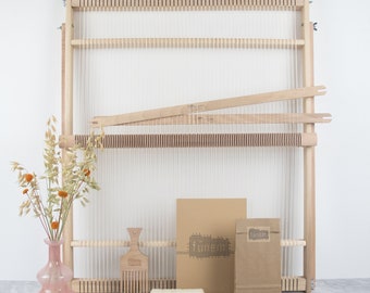 Kit de telar de tejido XXL - 19 pulgadas / 48 cm de ancho - Kit de inicio - Telar de tejido - Weefraam - Kit de Tissage debutante