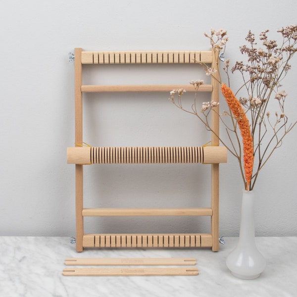Weaving Loom - Small (with heddle bar and rotating warp bars)