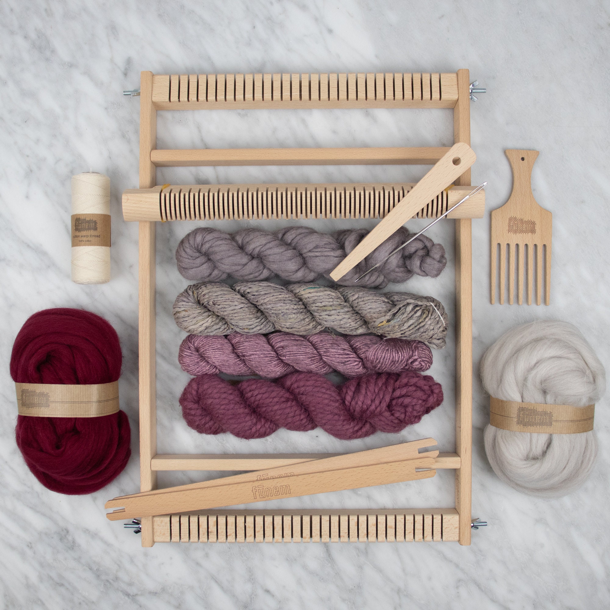 DIY Kit, Weaving Loom Kit, Beginners Lap Loom