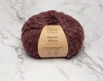 Merino Alpaca - Burgundy