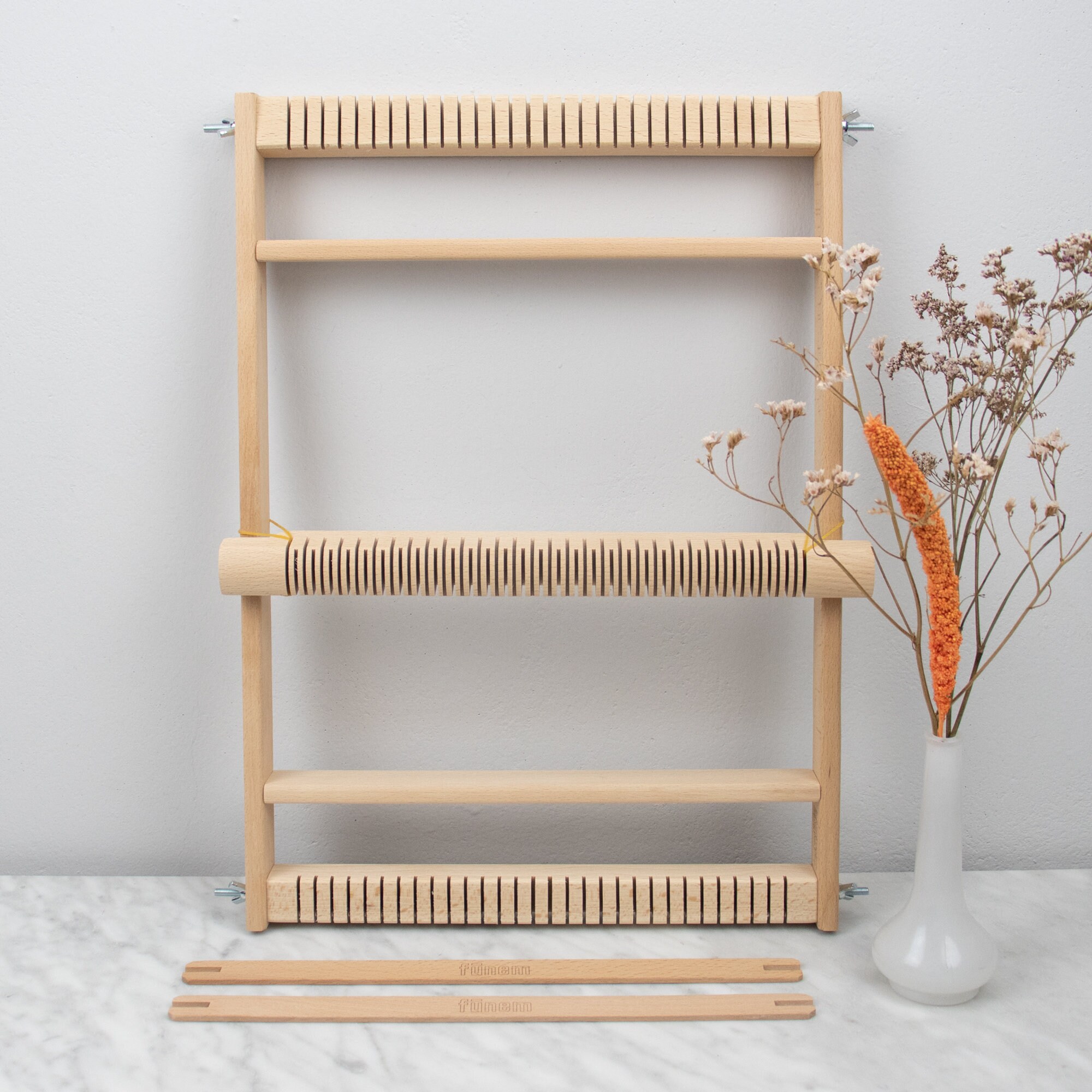 X Large Weaving Loom Kit, Also Known as Tapestry Weave Loom Lap Heddle Loom  With Stand, Weave Frame Loom, for Beginners DIY 