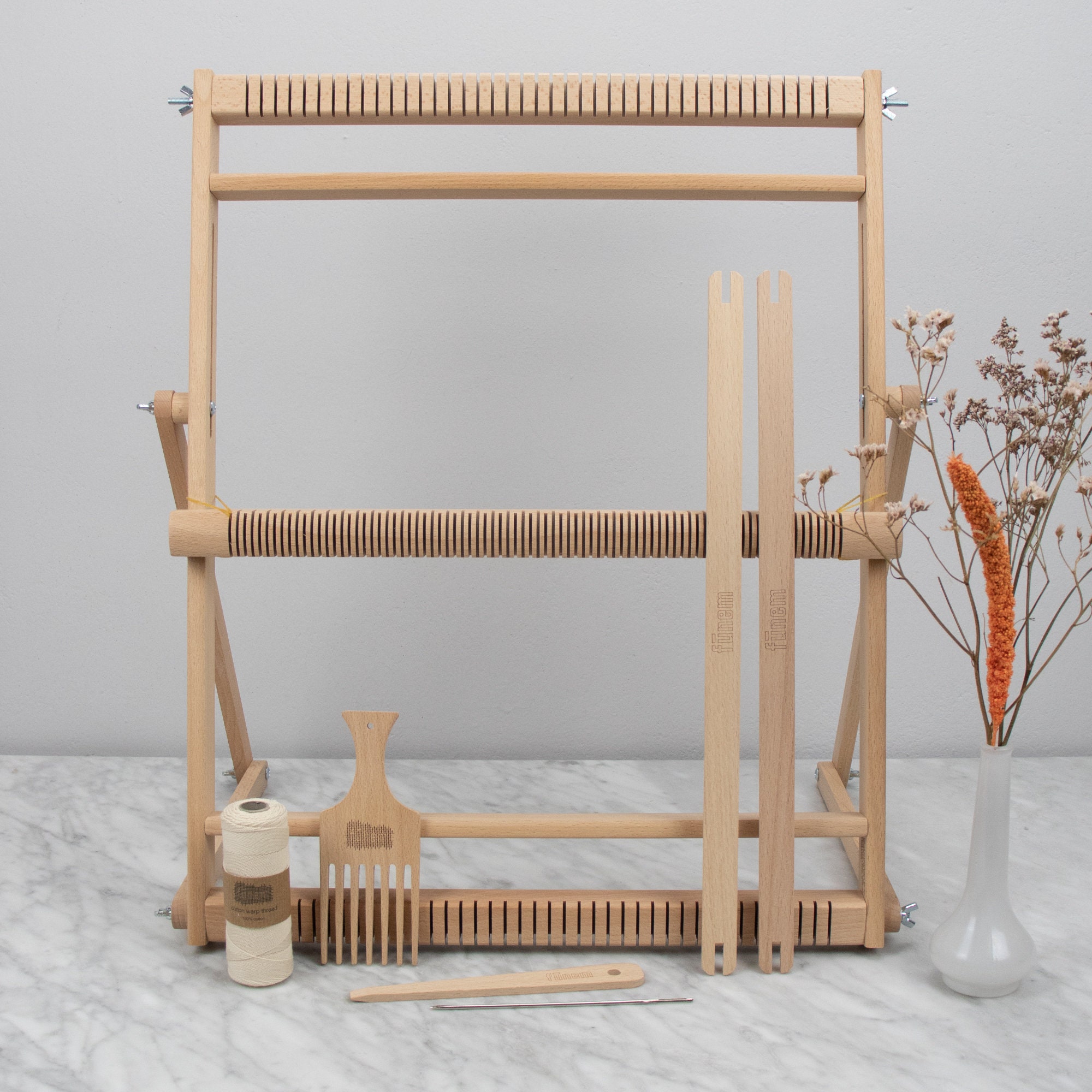 Weaving Loom Kit. Small Rectangular Lap Loom. Learn to Frame Weave