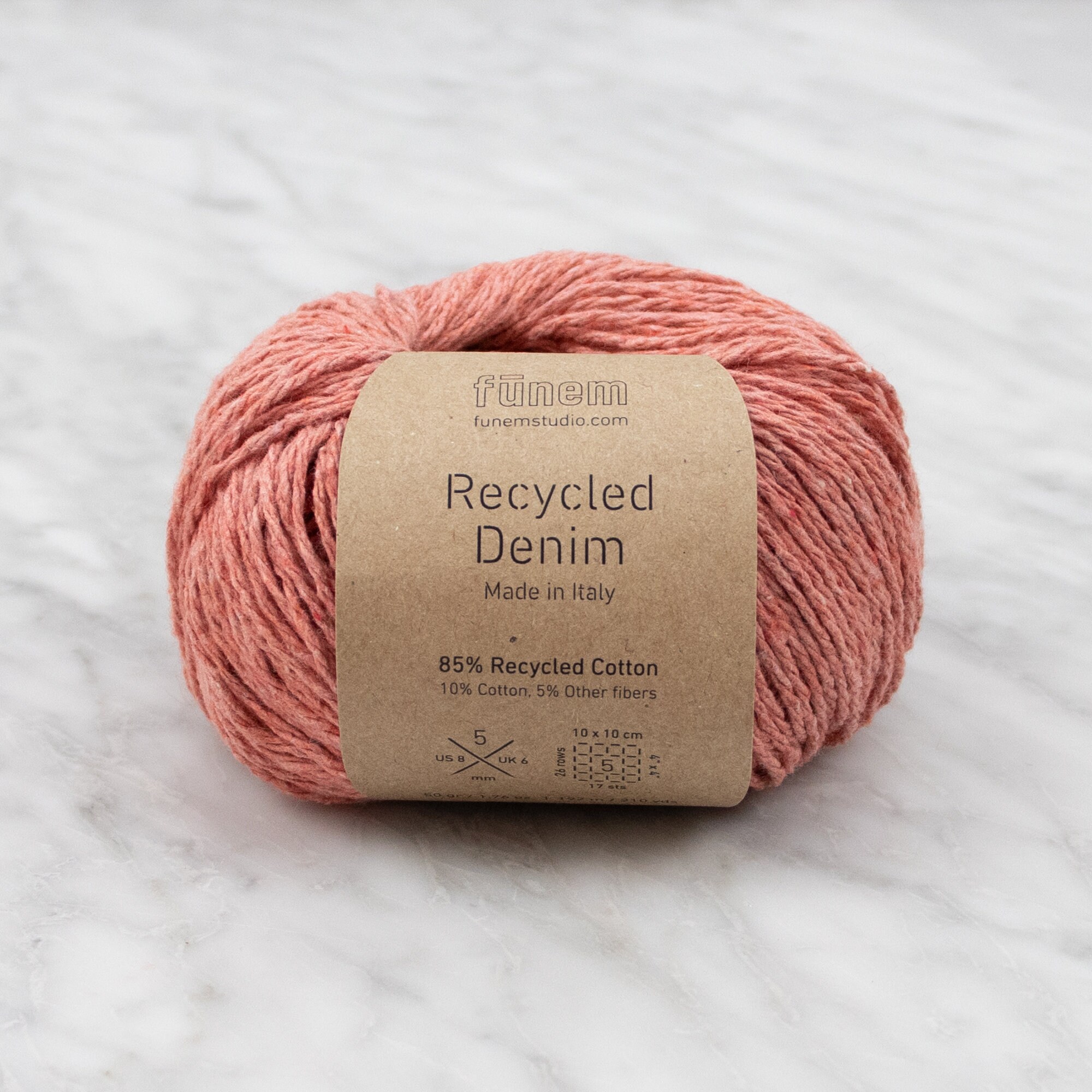 Recycled Denim Yarn Grenadine 3ply 