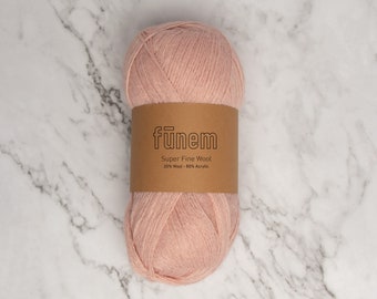 Super Fine Wool - Pink Salmon