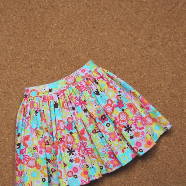 Gonna a vita semplice Minifee (Eyebleed fiori)