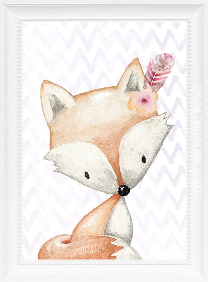 Waldtiere Tiere Babyzimmer Kinder Zimmer Bilder Poster | Etsy