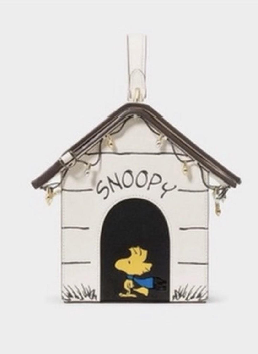 Kate Spade X Peanuts Snoopy 3D Dog House Crossbody Novelty Purse