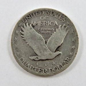 U.S. 1927 Standing Liberty Silver Quarter. image 2