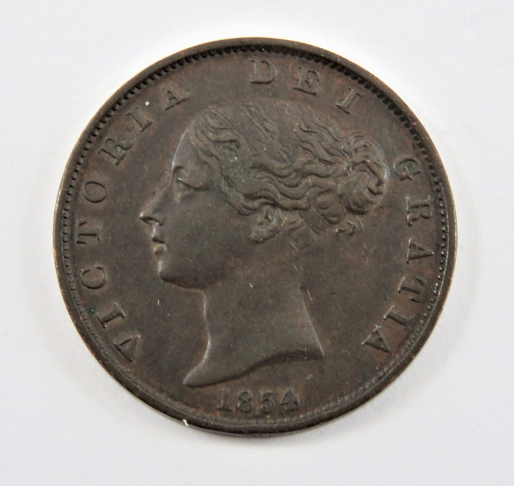 希少銅貨】ヤングビクトリアMS63 BNペニー1848英国｜美術品 