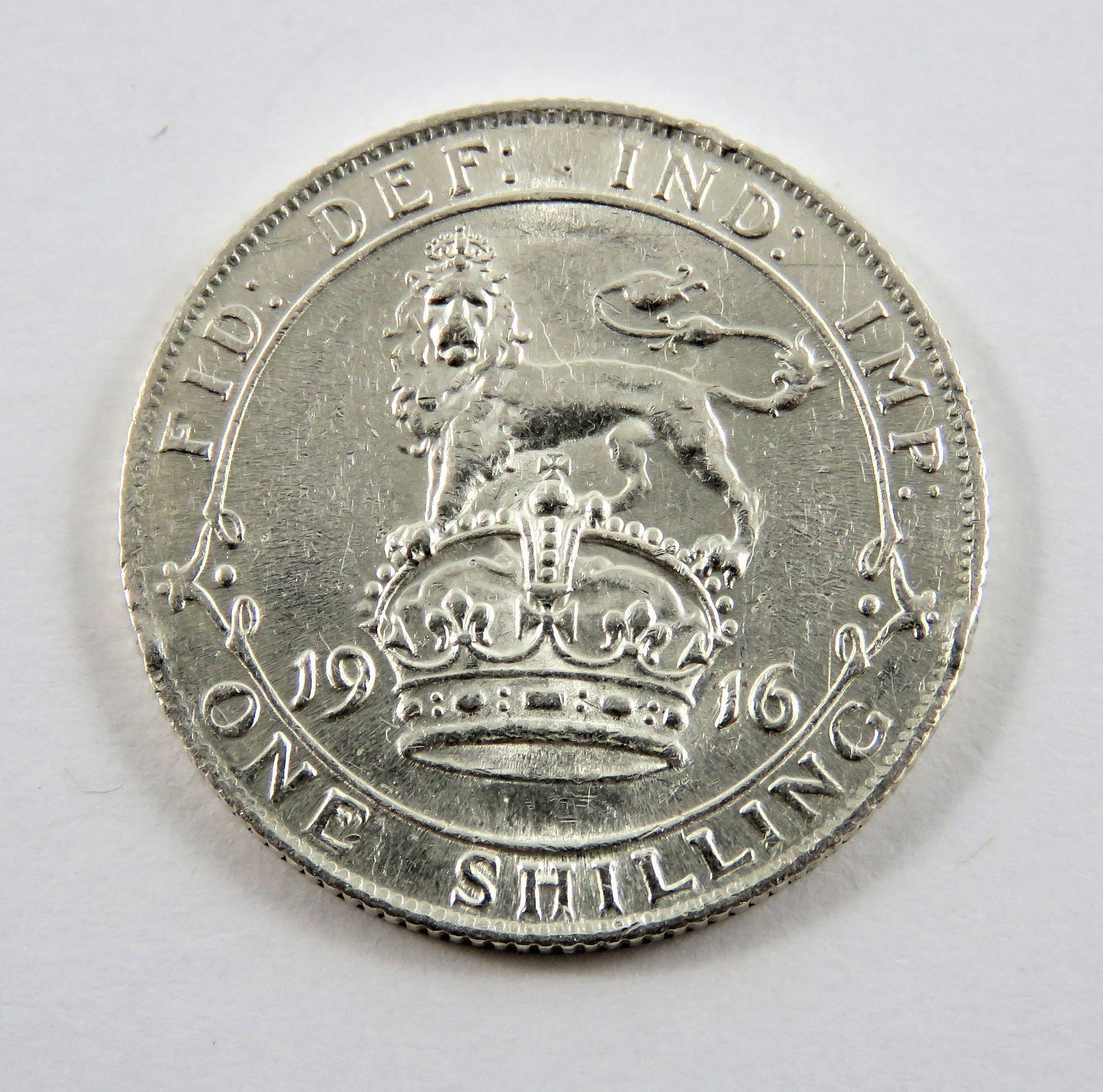 Great Britain 1916 One Shilling King George V. KM816 - Etsy UK