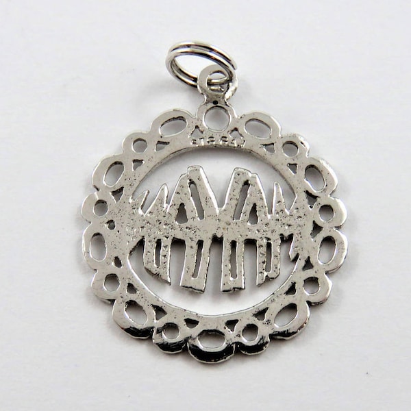 Mayan Peninsula Sterling Silver Charm or Pendant.