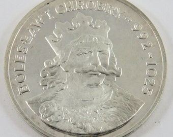 Poland 1980 MW Proof Silver 200 Zlotych Coin.  King Boleslaw the Brave Y#115 Very Low Mintage of 12000 Coins