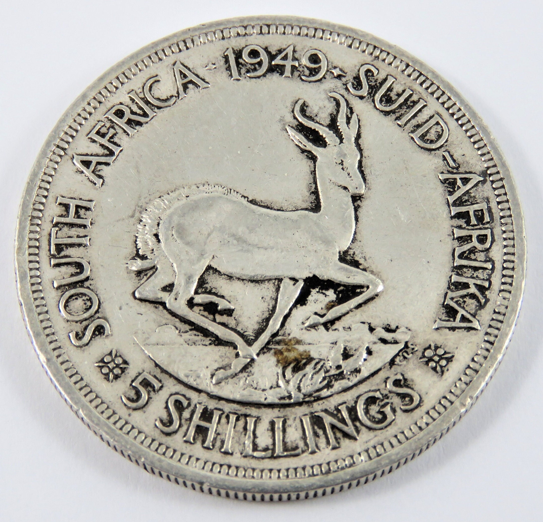 1952年南アフリカ 5シリング大型銀貨　ケープタウン設立300周年PCGS認証 1952年南アフリカ 5シリング大型銀貨 ケープタウン設立300周年