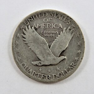 U.S. 1927 Standing Liberty Silver Quarter. image 4