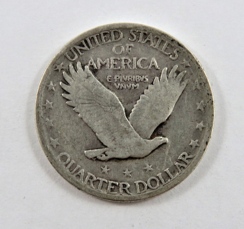 U.S. 1927 Standing Liberty Silver Quarter. image 4