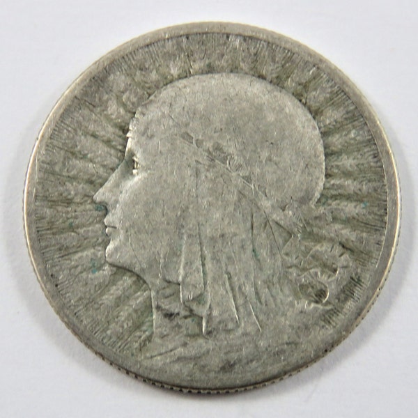 Pologne 1933 Silver 2 Zlote Coin. Monnaie de Varsovie
