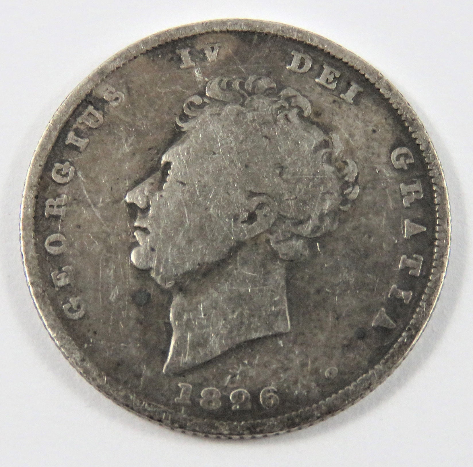 Great Britain 1826 Sterling Silver One Shilling Coin. - Etsy