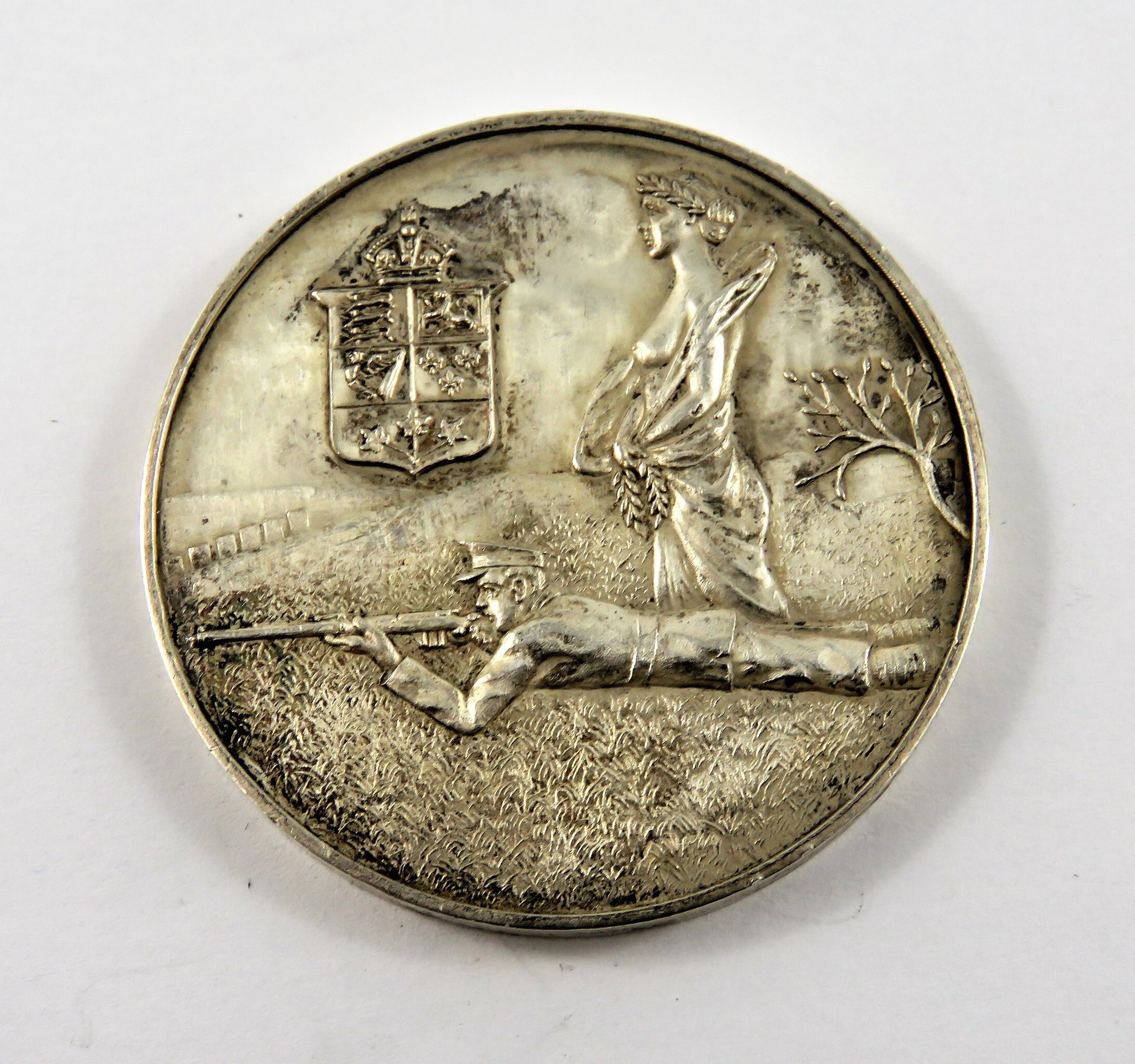 Dominion of Canada Rifle Association Silver Medal Founded Etsy