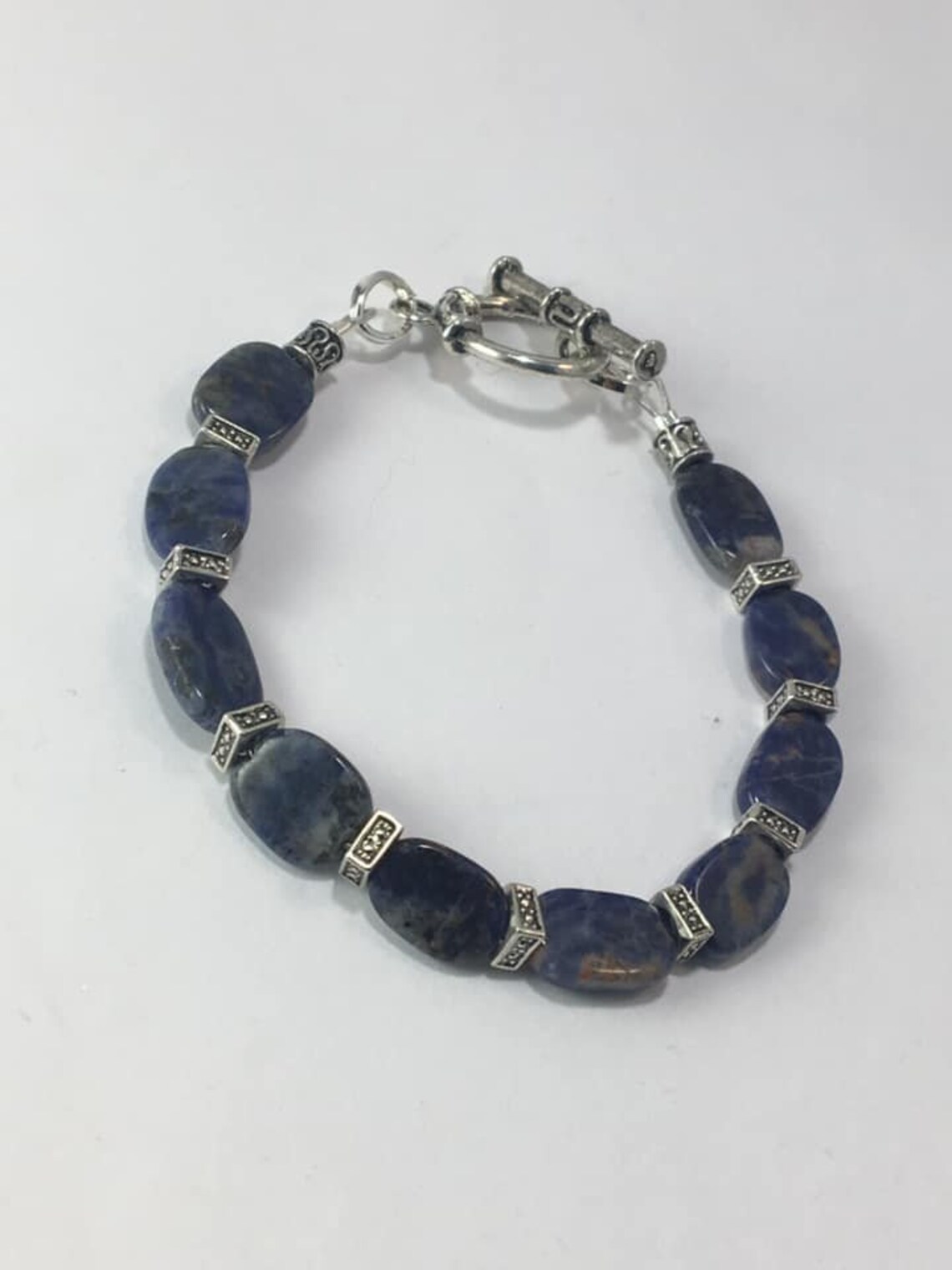 Lapis Lazuli Bracelet Men's Lapis Bracelet Small Mens | Etsy