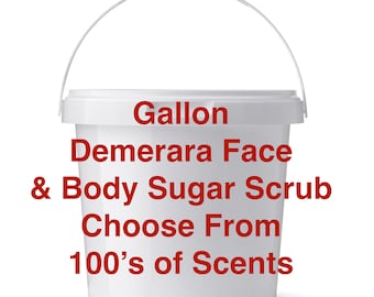 DEMERARA SUGAR SCRUB - Demerara Sugar Scrub - Brown Sugar Scrub - Body Scrub - New Scents Added!!!!