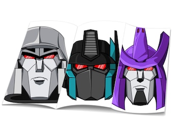 Transformers Decepticon Leader Stickers