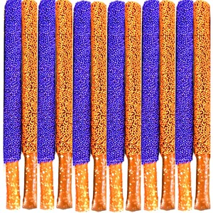 Clemson University Chocolate Covered Pretzel Rods - College Acceptance / College Care Package / Graduation Gift / Bed Party / Back To School