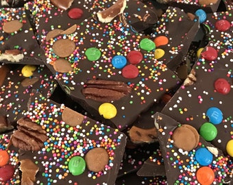 Chocolate Bark With Many Delicious Toppings - 1LB / Birthdays Anniversary Graduation Gifts For Any Occasion