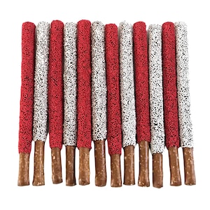 University of Wisconsin Chocolate Covered Pretzel Rods - 1 Dozen / College Care Package / Graduation / Bed Party / College Acceptance