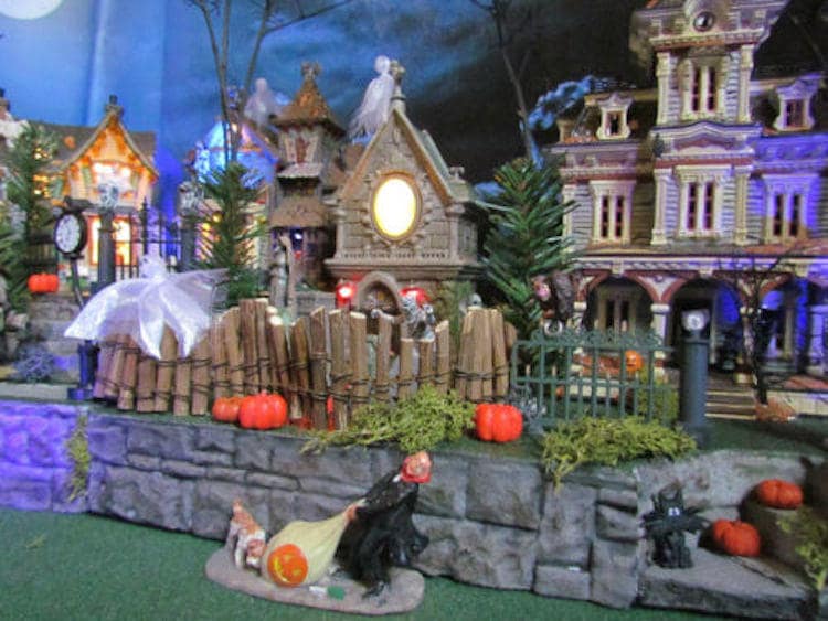 Haunted Halloween VILLAGE DISPLAY BASE 42x12 Dept Etsy
