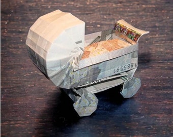 Origami Faltanleitung Kinderwagen (****)