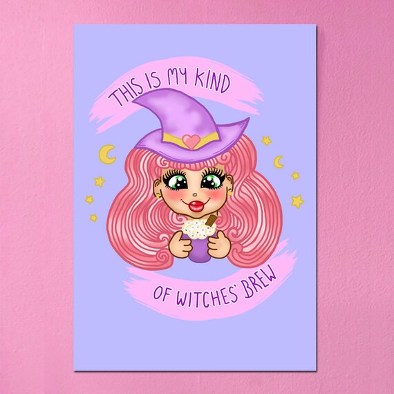 Kawaii Witch print
