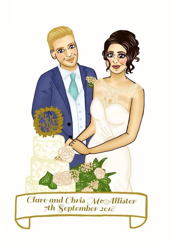 Caricature Cards - Printed and Digital