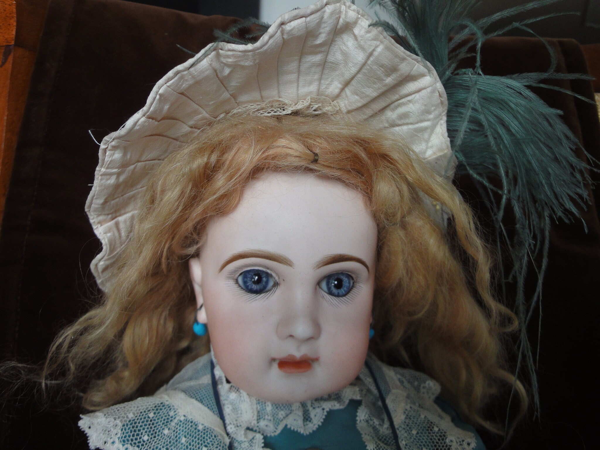 BÉBÉ JUMEAU BOUCHE fermée_Yeux fixes_ Poupée ancienne 40 cm env EUR 1.690,00 - FR