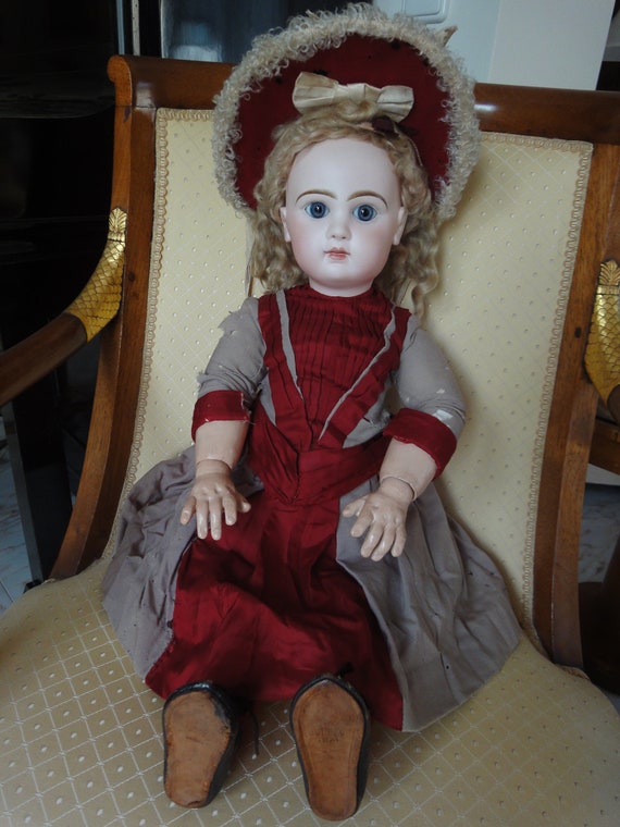 SUPERBE POUPÉE ANCIENNE BEBE JUMEAU BOUCHE FERMÉE A RESTAURER