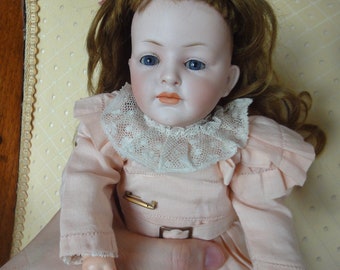RABERY & DELPHIEU Ancienne Poupee Tete En Porcelaine Bouche Fermee R2/0D Doll EUR 490,00 - FR