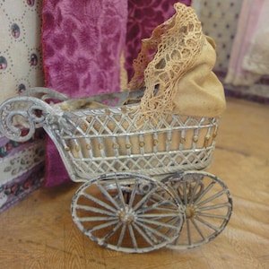 Landeau Poussette Enfant Jouet Ancien avec Poupon