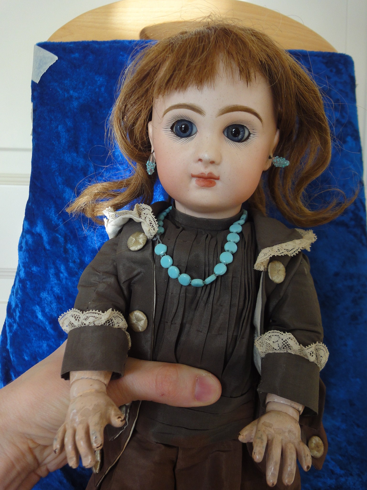 Antique Doll French Jumeau Doll Bebe Jumeau Closed Mouth Etsy