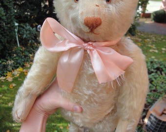 Mini Ours Steiff Club 2001 – Mohair Blanc, 7cm, Certificat, Réplique 22, Neuf