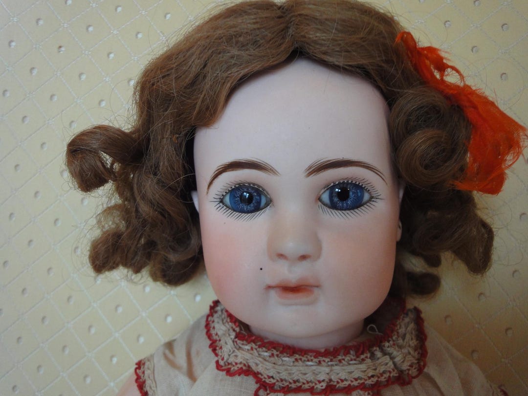Poupée Ancienne Bouche Fermée – Denix Denis Denver – Repro JUMEAU BRU STEINER