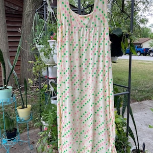 Vintage polka dot night gown