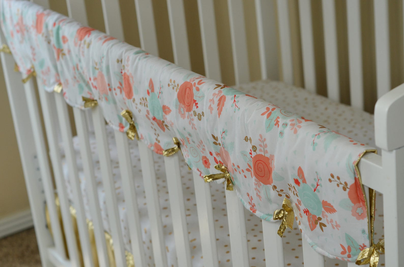 Scalloped Crib Rail Cover PDF Sewing Pattern with VIDEO Etsy
