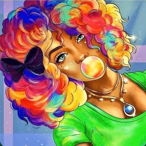 Colorful Afro Centric Shower Curtains