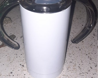 2 lid /1 lid Straight 12oz Kids Sublimation Sippy Cup RTS!!!!