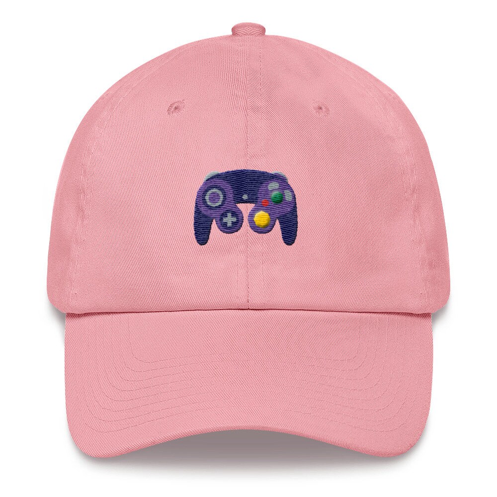 Game Cube Dad Hat Gamecube Controller Strapback Hat Etsy