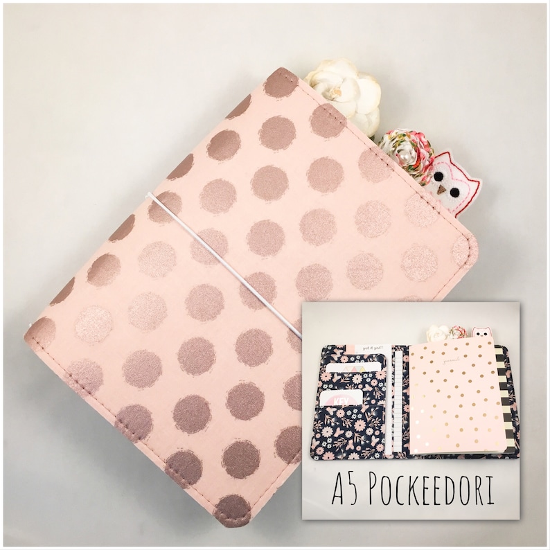 Custom Fabric Travelers Notebook Cover POCKEEDORI Fabric Etsy