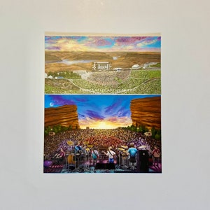 The Gorge & Red Rocks Amphitheatre Sticker pack