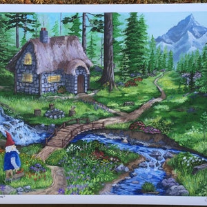 Gnome Sweet Home Fine Art Print