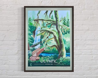 Olympic National Park Poster