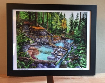 Cougar Hot Springs Fine Art Print